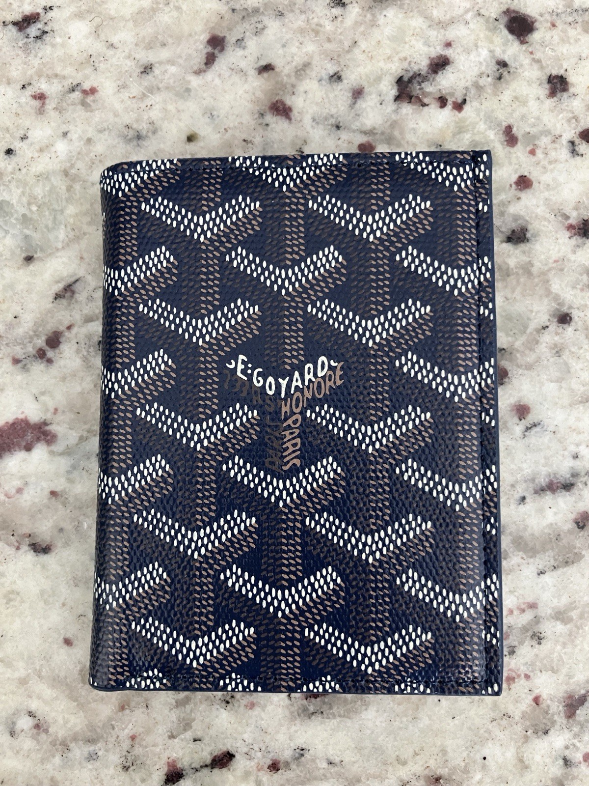 Goyard Passport Holder Wallet Blue