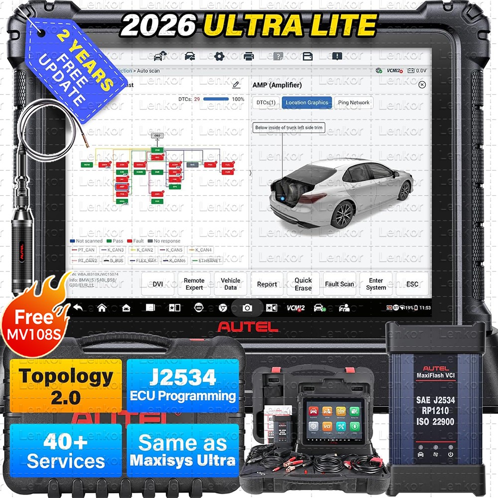 Autel MaxiSys ULTRA Lite As MS919 Diagnostic Scanner Advanced VCI Programming US