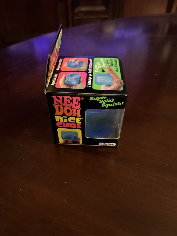 Nee Doh Nice Cube - Super Solid Squish! (Blue) -✨️ BRAND NEW & FAST SHIPPING!✨️