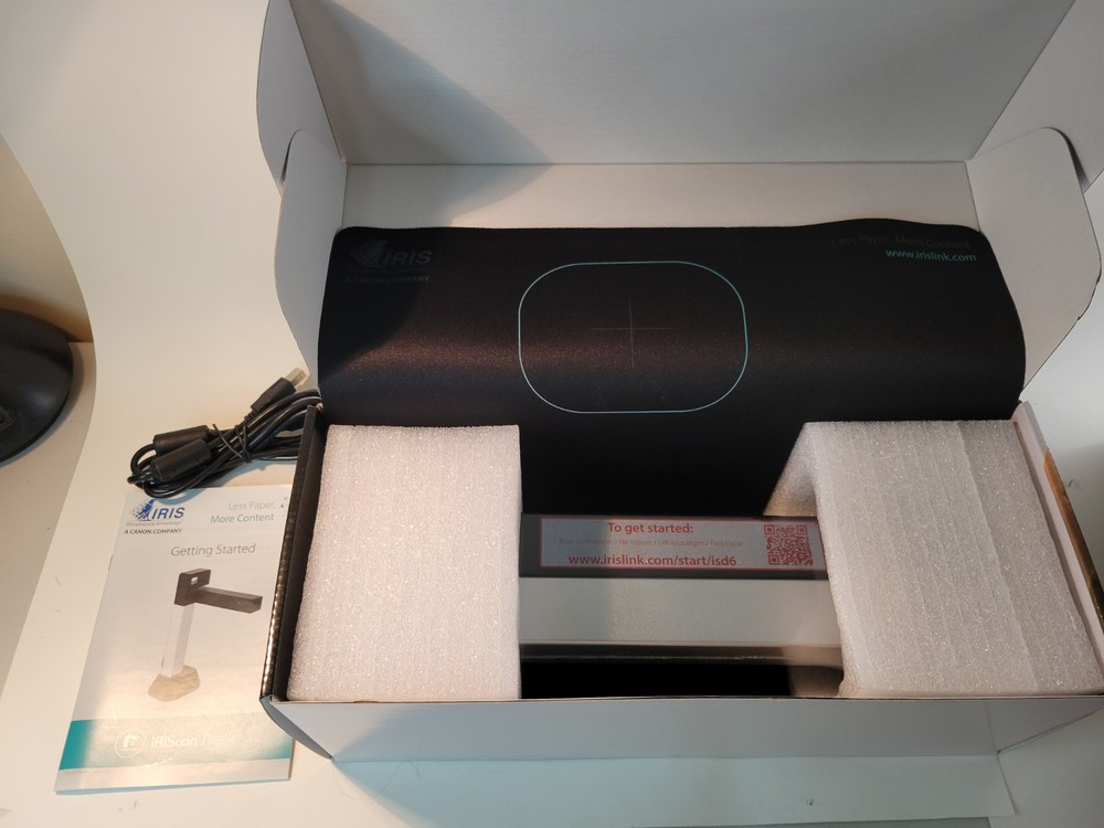 IRIScan Desk 6 12MP USB Table Top Document Scanner Black 462005