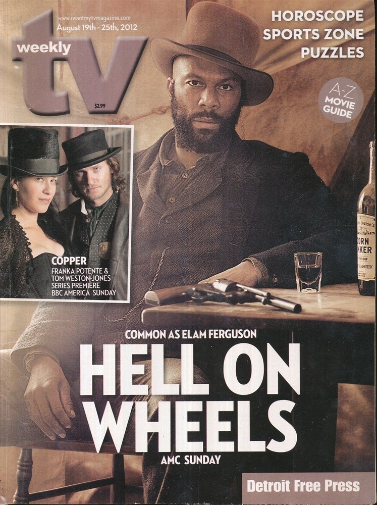 TV WEEKLY 2012 AUG. 19-25 COMMON (FAIR/GOOD COND)