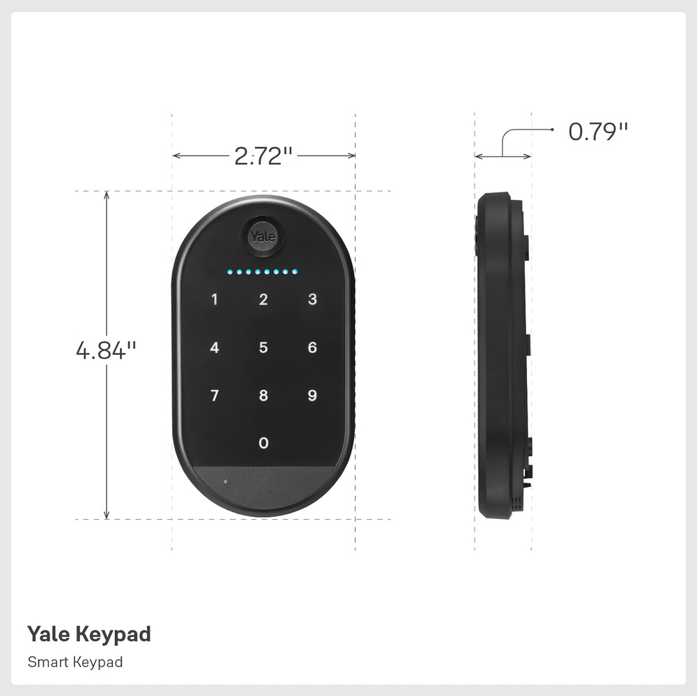 Keypad - Smart Bluetooth Keypad for Approach, Wi-Fi Lock, Smart Locks for Easy