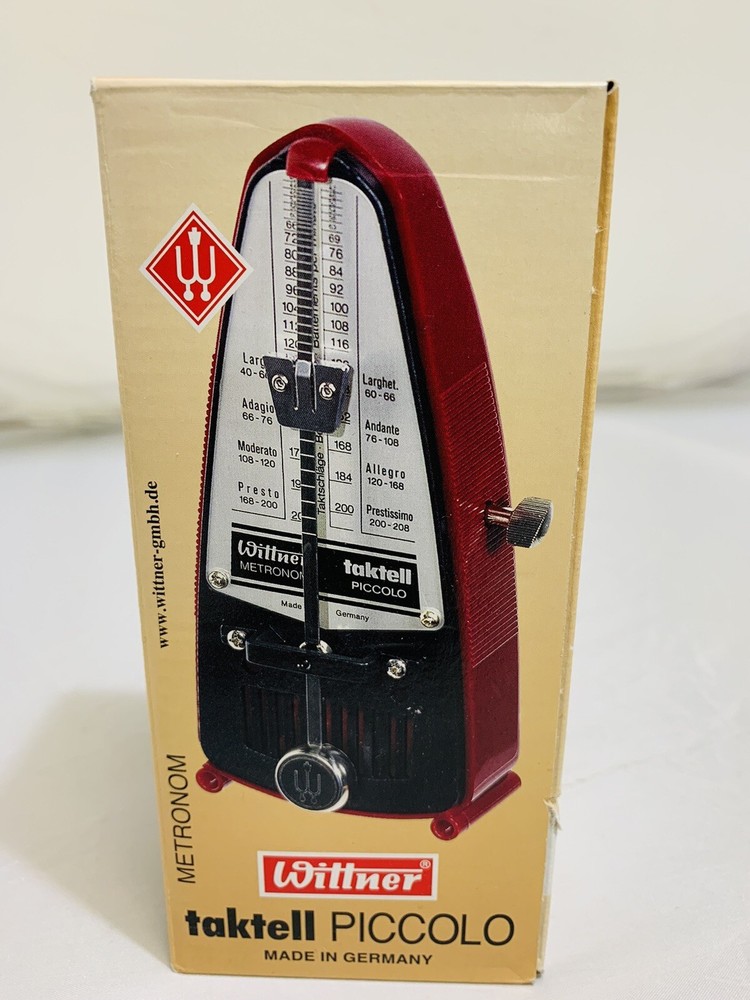 Wittner 834 Taktell Piccolo Metronome in Ruby