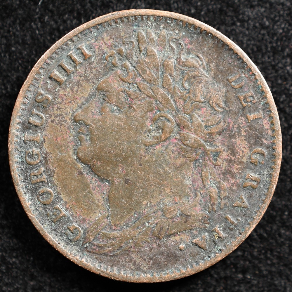 Great Britain 1 Farthing 1826, Coin, Inv#H601