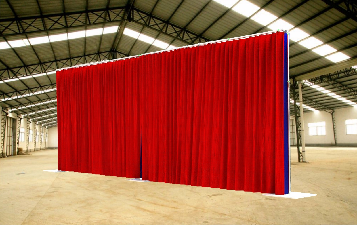 DOUBLE CROSS BAR ADJUSTABLE QUICK BACKDROP KIT 10FT x 20FT PIPE WITHOUT DRAPE