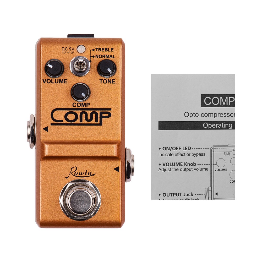Compressor Guitar Effect Pedal True Bypass Normal 2 Modes Y9M1