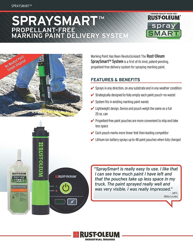 Rust-Oleum Spray Smart Paint Marking Device