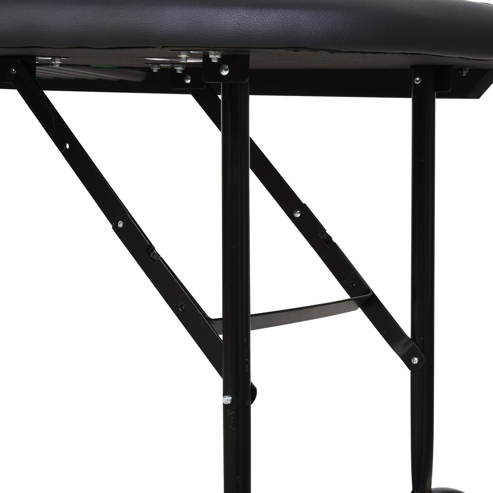 72" Foldable 7-Player Poker Blackjack Table & Cup Holders, Green