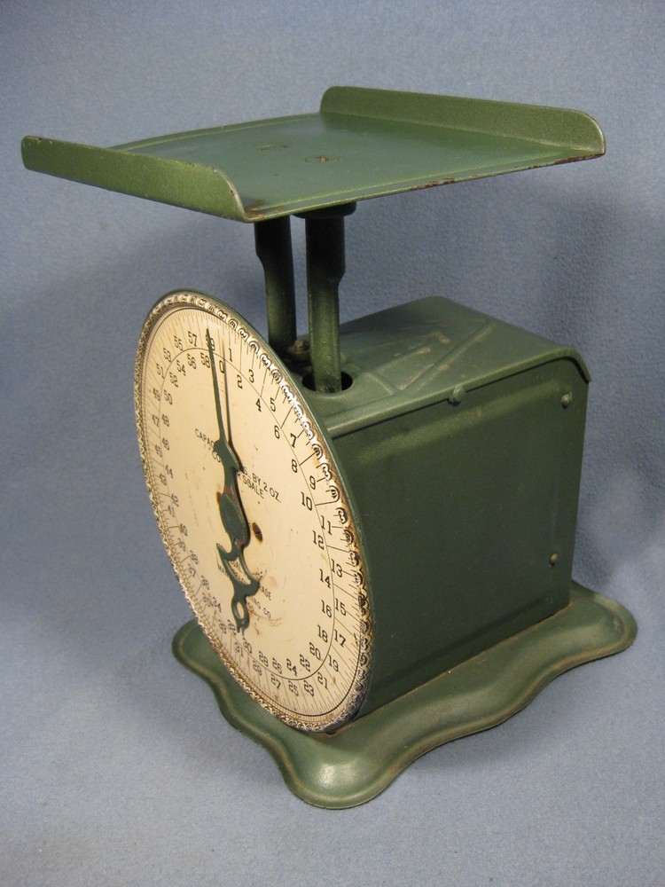 Antique Pelouze General Store 60 Lb Scale Needs Work