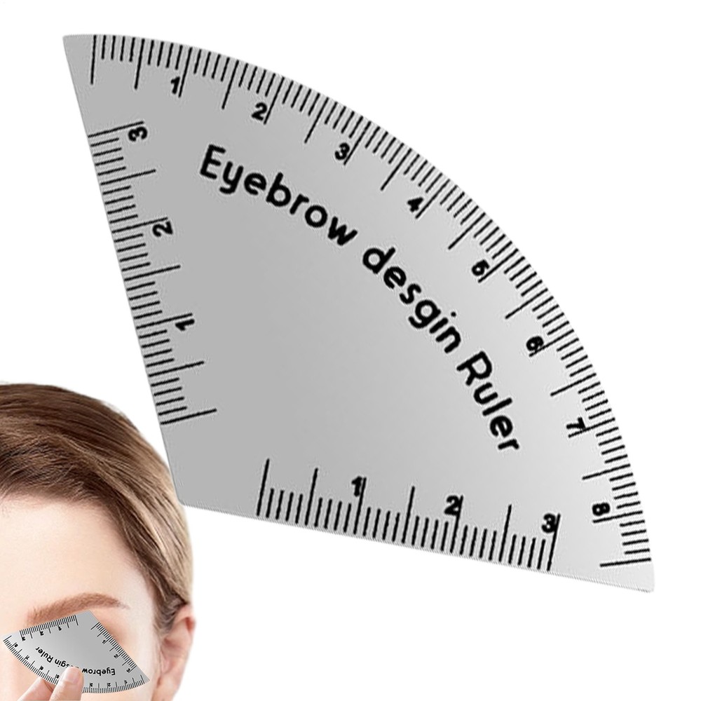 Quick Eyebrow Design PVC Ruler, Tattoo Positioning Drawing Tool