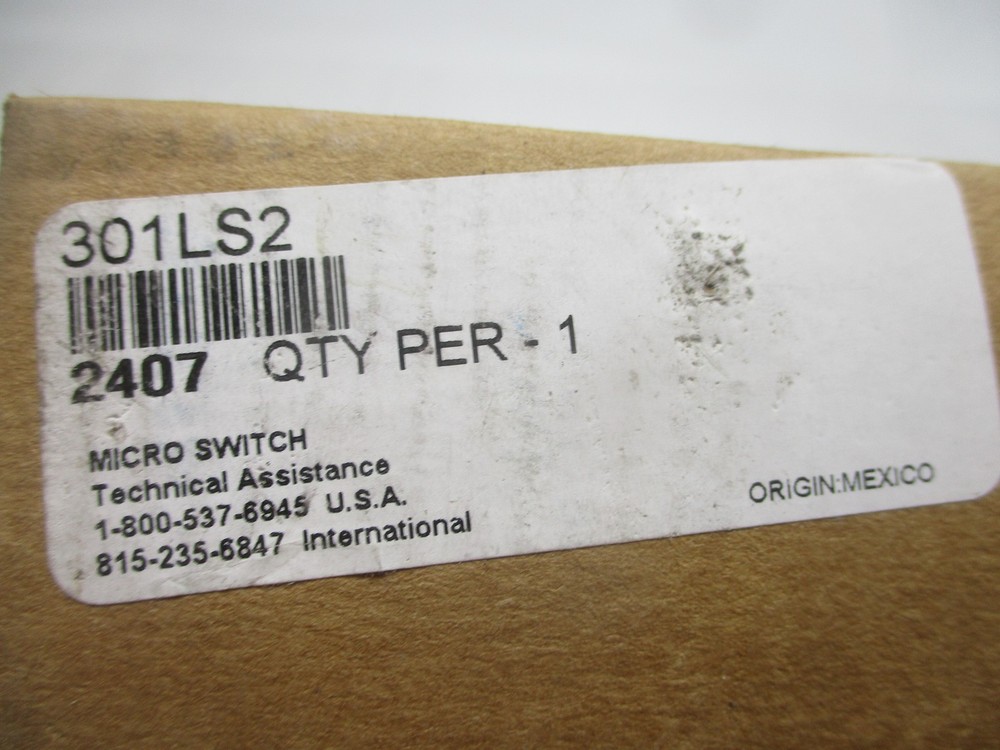 MICROSWITCH 301LS2 LIMIT SWITCH NSMP
