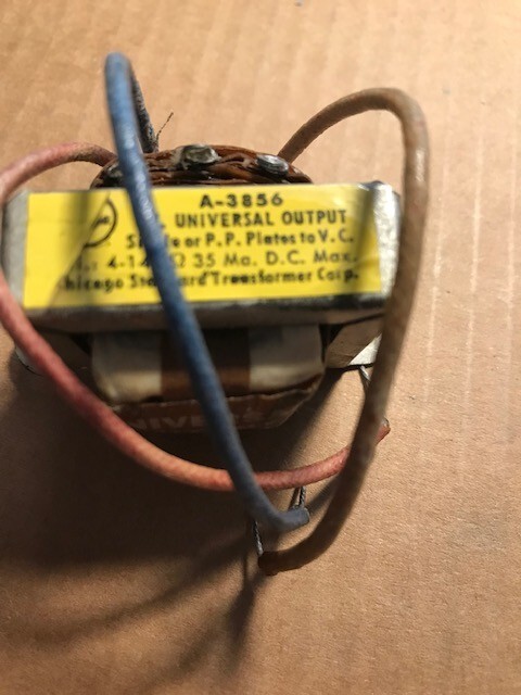 Stancor A-3856 4W Universal Output Transformer, Single or P. P. Plates to V. C.