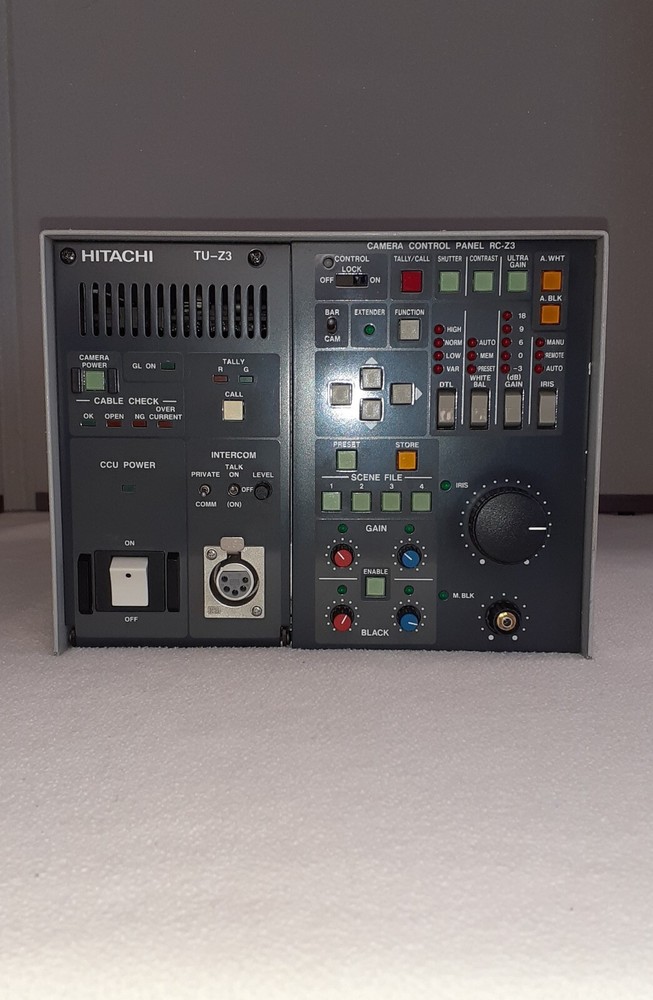 Hitachi Triax Base Station TU-Z3 & Camera Control Panel RC-Z3