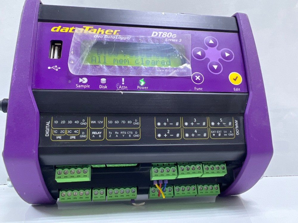 DataTaker DT80G, Geo Data Logger series 3