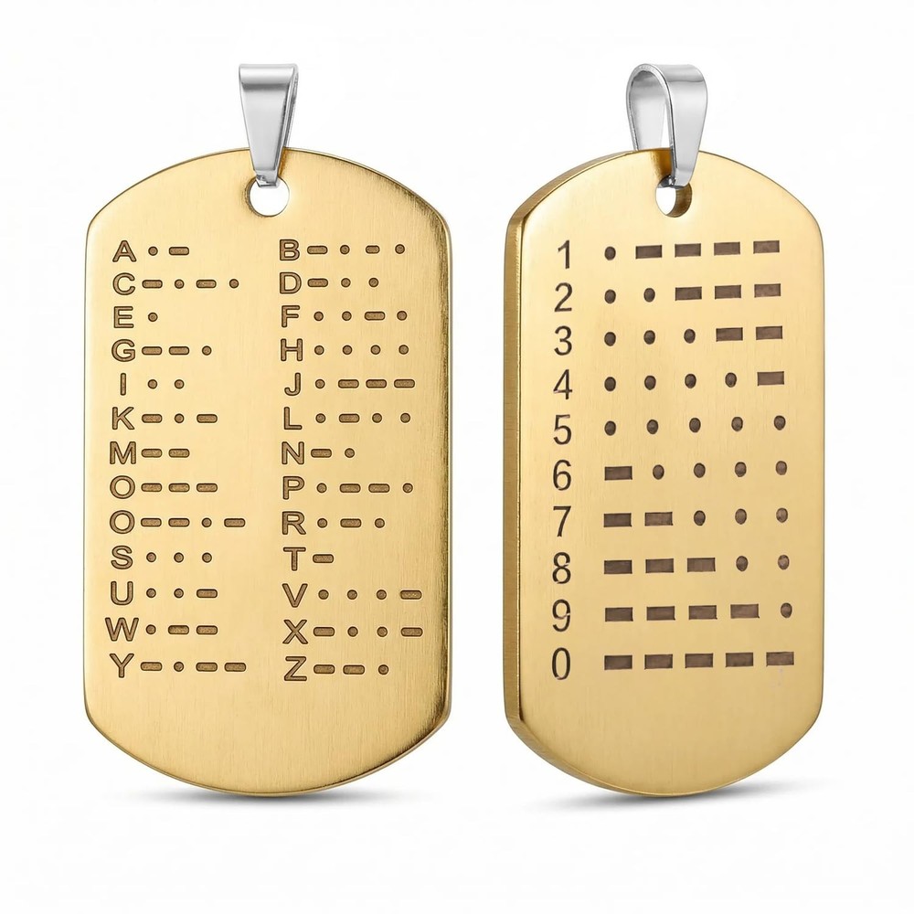 CW Morse Code Commemorative Chips, 1 PCS Morse Code Chip Explore The Learn in...