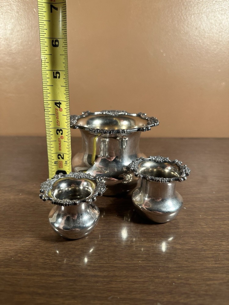 Sampson Hall Miller Silver Plate Multi Size Matching Containers