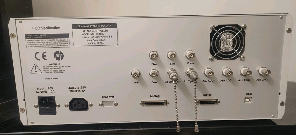 PSIA XE-100 Advanced Scanning Probe Microscope w/ Control Unit + Software