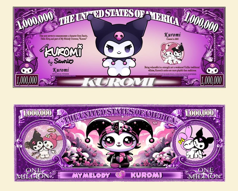 OUR KUROMI NOVELTY NOTE (WITH PROTECTIVE SLEEVE)