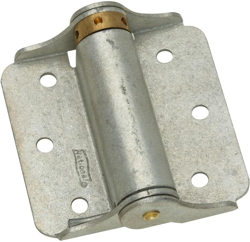 N115-105 V125 Adjustable Spring Hinges in Galvanized, 2 Pack