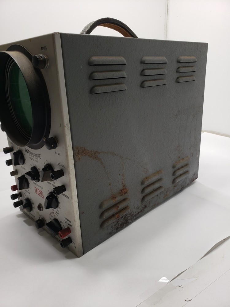 EICO Model 460 Oscilloscope DC Wide Band Sweep Selector Untested Pre Owned