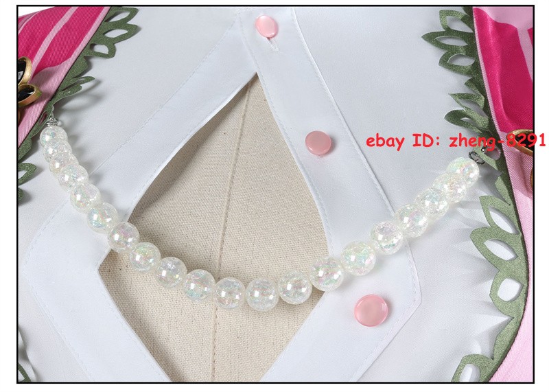 Demon Slayer: Kimetsu no Yaiba Kanroji Mitsuri Halloween Costume Party Dress Set