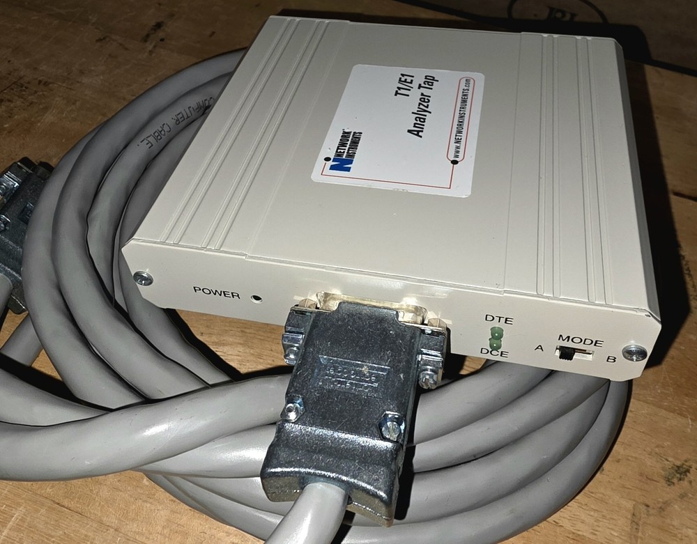 Network Instruments Multi Interface T1/E1 Analyzer Tap w/ Cable