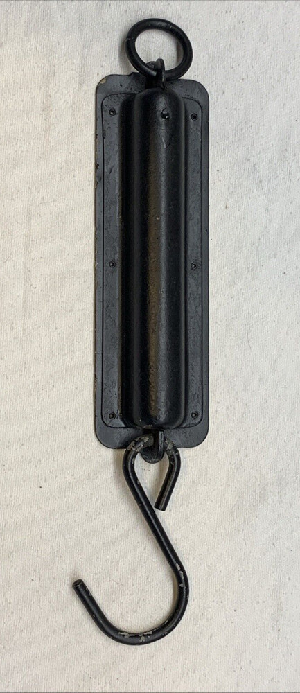 Antique John Chattilon & Sons Brass Spring Balance 50 Pound Scale
