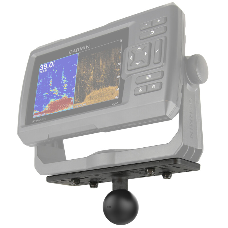 RAM Marine Drill-Down Mount for Marine Electronics, Fishfinders, Chartplotters