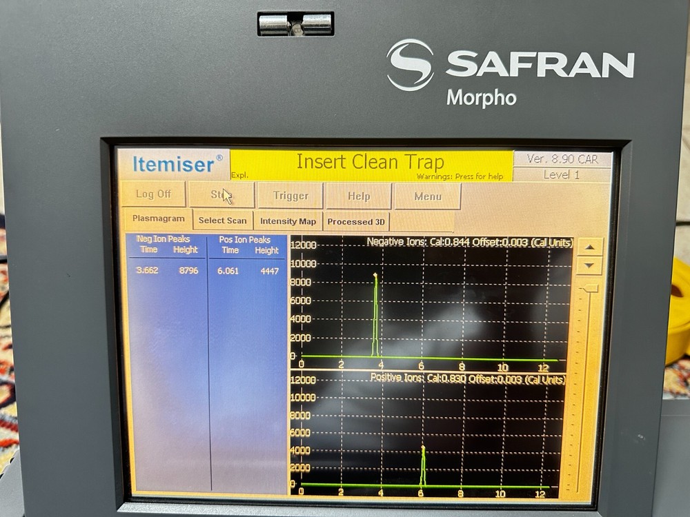 SAFRAN MORPHO ITEMISER DX Drug & Explosive Trace Detector Bundle + ROLLING CASE