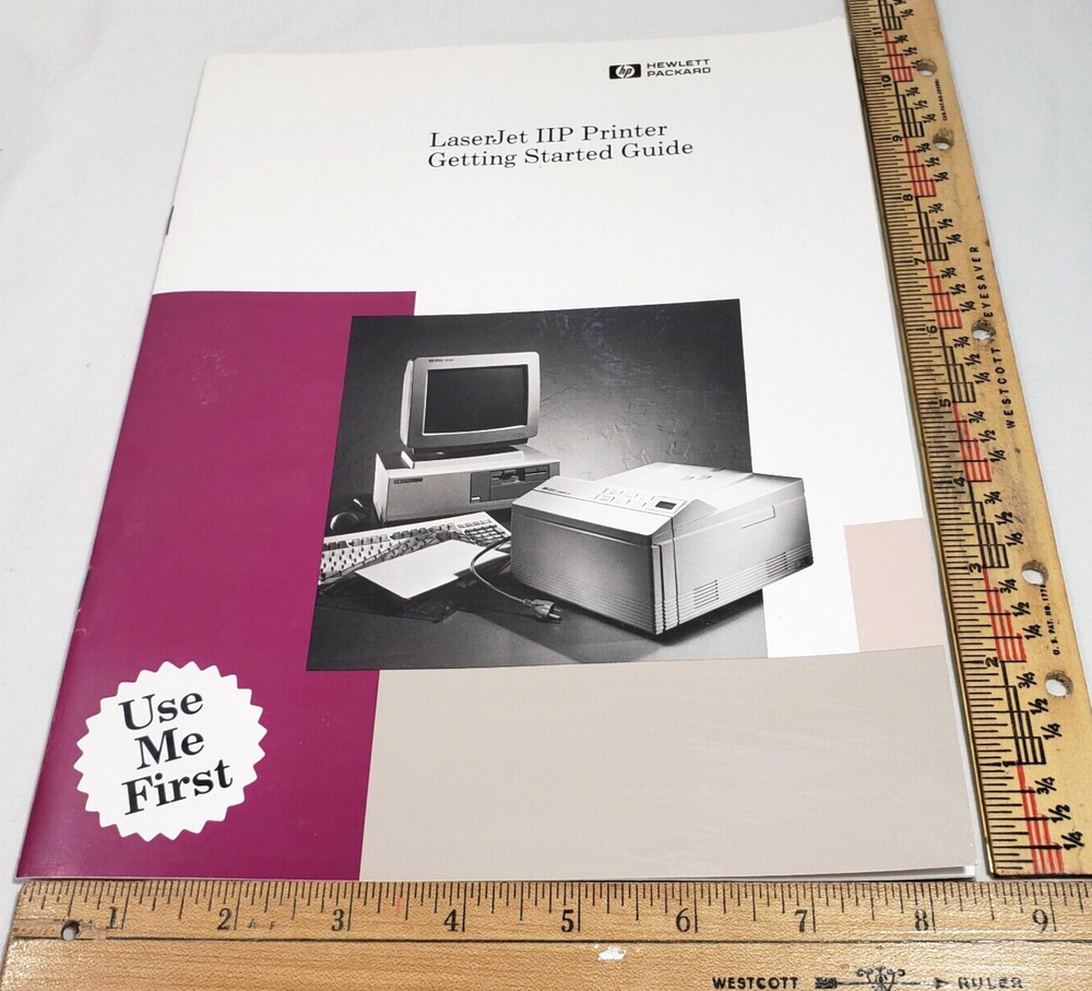 HP Hewlett Packard LaserJet IIP Printer OLC Installation+ Getting Started Guides