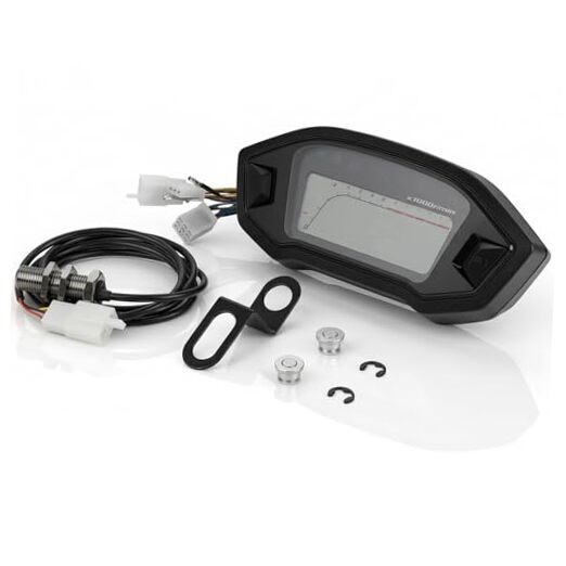 Universal Motorcycle Speedometer Tachometer Digital Odometer Fit for All