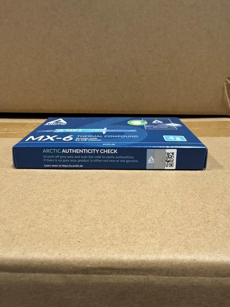 MX-6 (4 G, Incl. 6 MX Cleaner) - Ultimate Performance Thermal Paste for CPU, Con