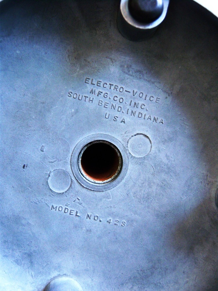 Vintage RARE 1940's Electro Voice 630 dynamic microphone w 423 stand display #2