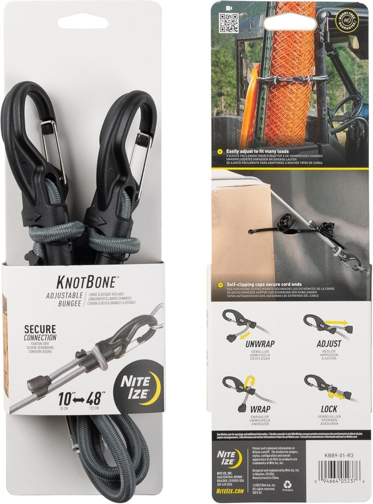 Nite Ize KnotBone 10-48 inches Adjustable Bungee #9