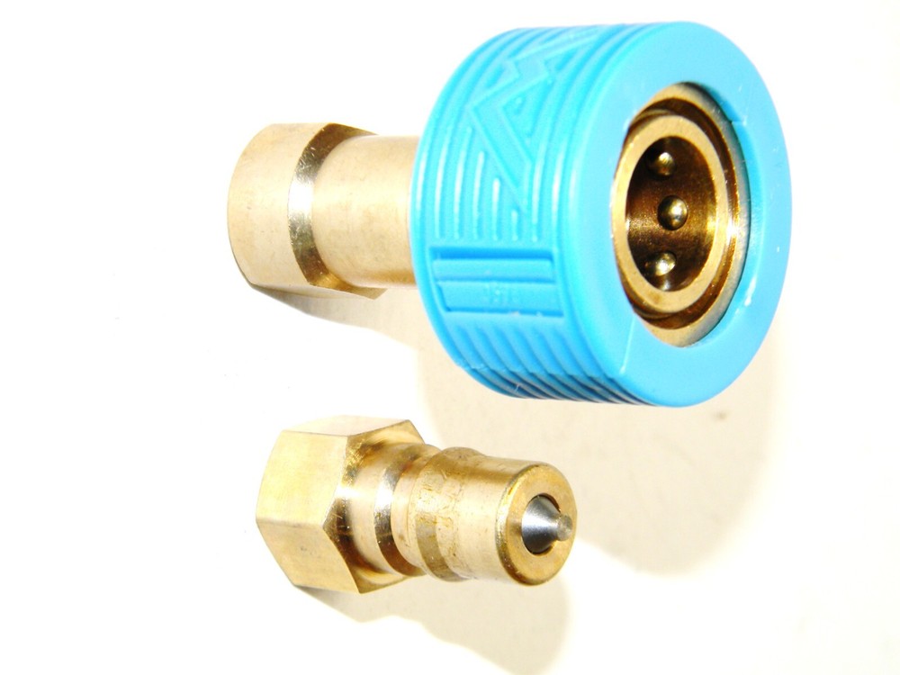 1/4" Brass Quick Disconnect W/Heat-Shield