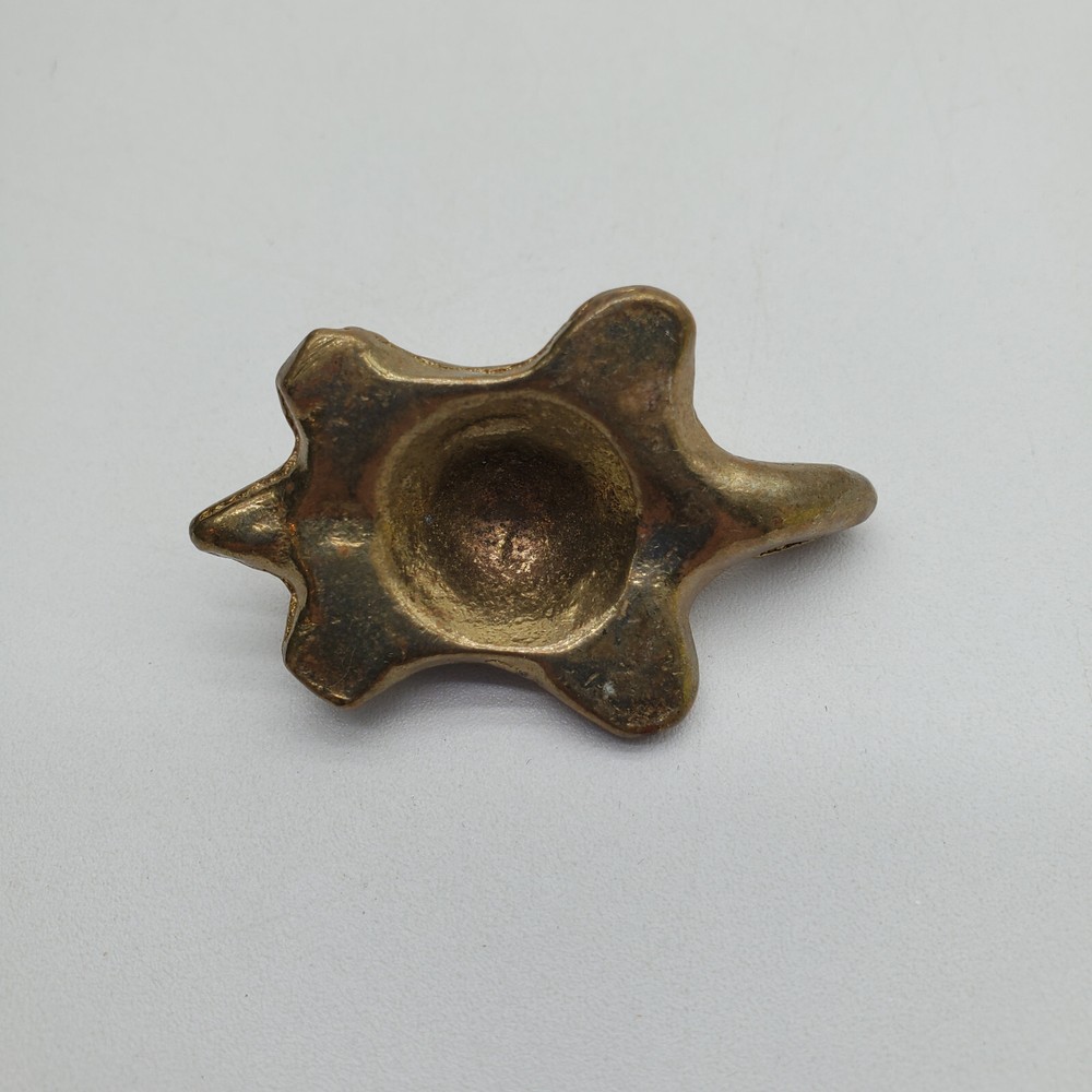 Miniature Brass Turtle Figurine