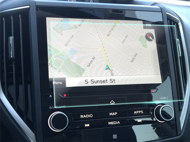 Crystal Clear Screen Protector for 2018 Subaru Impreza Vehicle Navigation