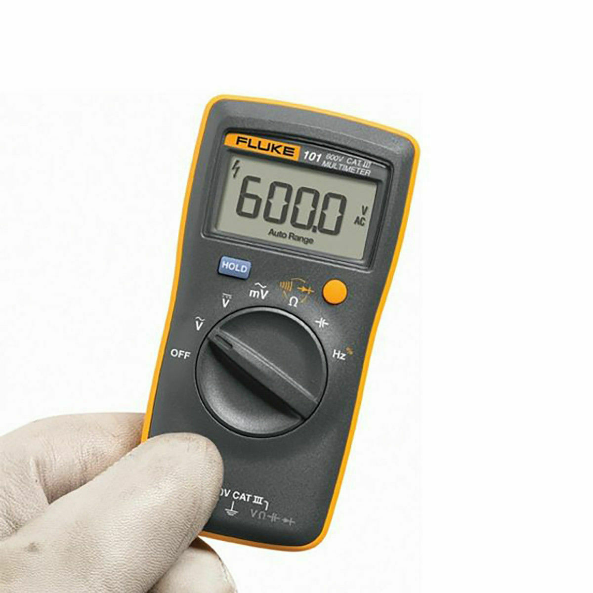 Fluke 101 Basic Digital Multimeter Pocket Portable AC DC Tester