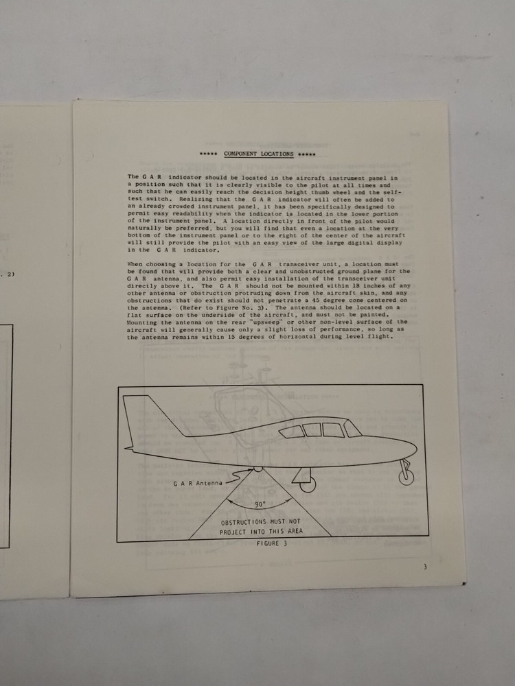 IFD GAR Ground Avoidance Radar Preliminary Installation Manual-Copy