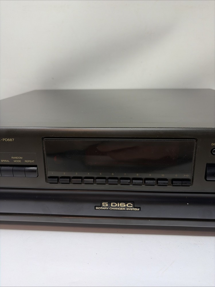 Technics Compact Disc Changer SL-PD867 5 Disc Changer System - Tested -No Remote