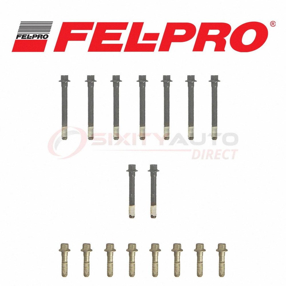 Fel-Pro Cylinder Head Bolt Set for 1963-1970 Iso Rivolta 5.3L V8 - Engine ts