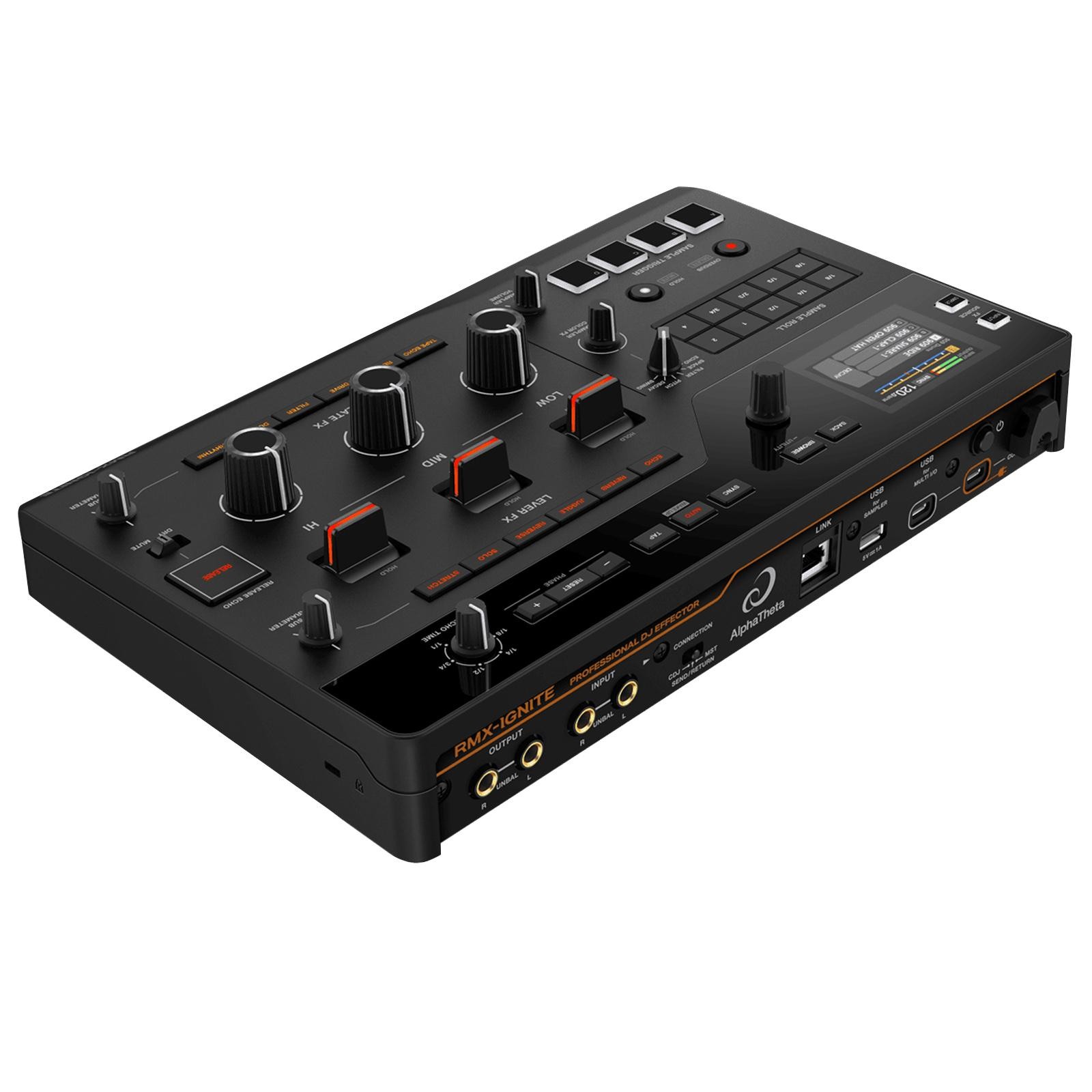 AlphaTheta RMX-IGNITE Professional DJ Effector w 3 Band FX Section & Sampler Pk