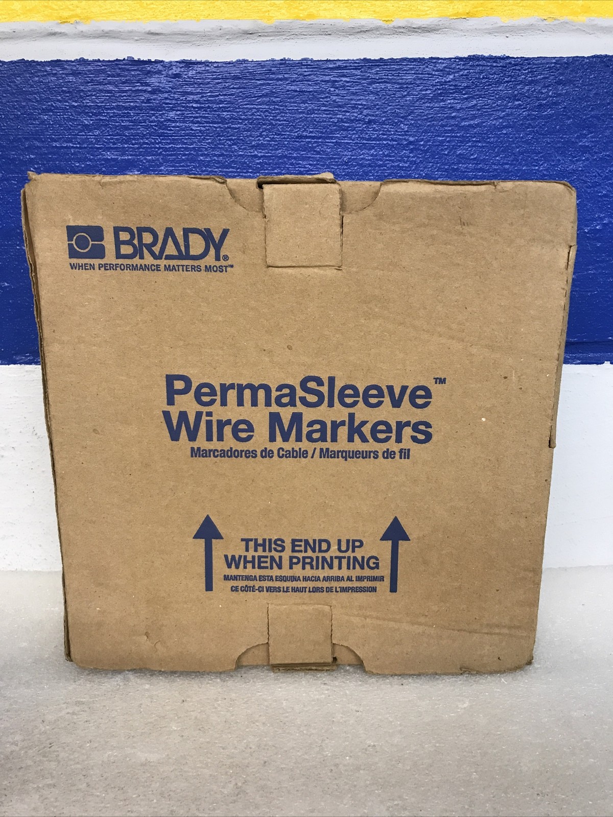 Brady ZH-187-150-WT-2 PermaSleeve Wire Markers White 5000 Count Roll New In Box