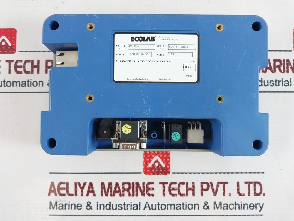 ECOLAB 92582020 Advanced Laundry Control System 0.2 Amps