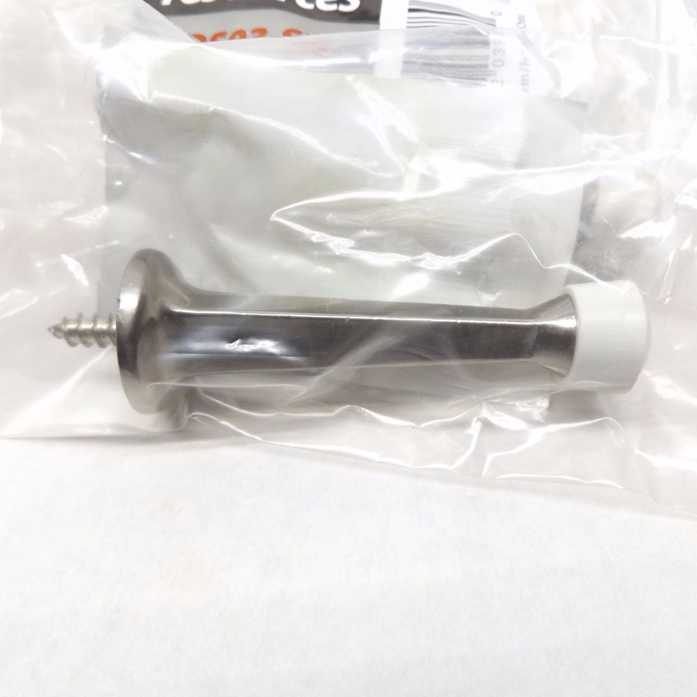 (10) Hardware Resources D503-Sn Satin Nickel Solid Door Stop With Fixed Screw