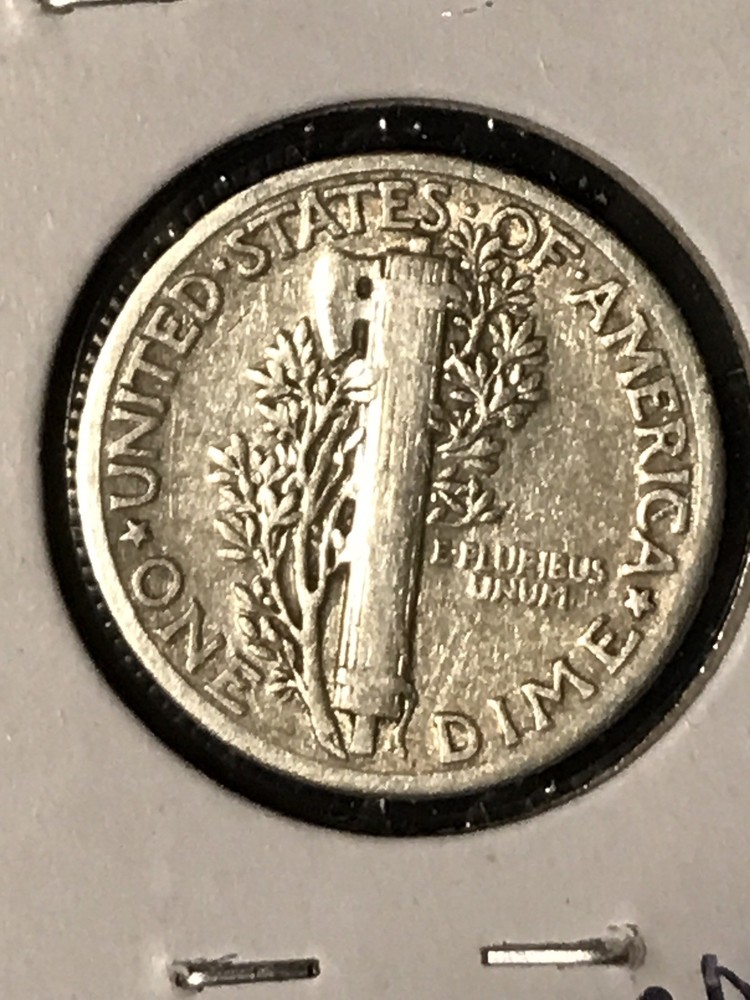 1936 Mercury Dime F+