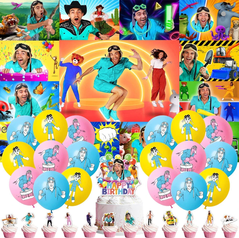 Danny Go Party Supplies Birthday Decoration Set Balloons Backdrop Banner Balloon