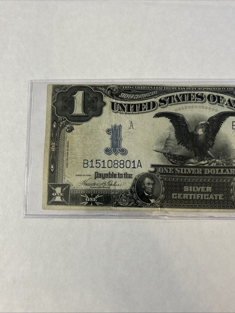 1899 $1 Black Eagle Silver Certificate ~ Circulated - Nice Note