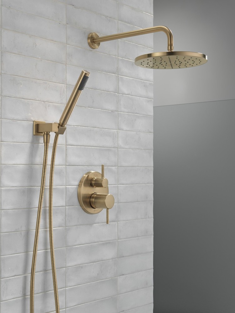 Delta 342702 Modern Round Non Shared Function Shower System - Bronze