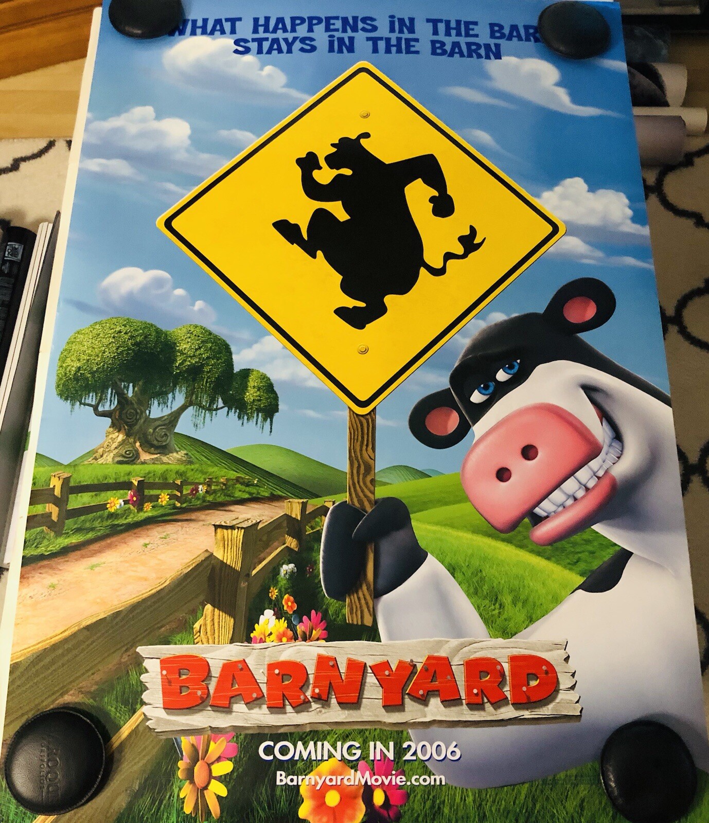 BARNYARD Original Double Sided DS 27x40 Movie Poster Animated Film